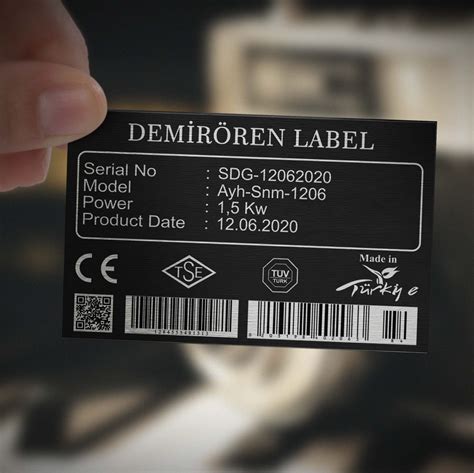 crown tree silver metallic laser marking label fabrication|Comparison of laser marking methods.